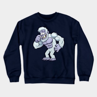 Cartoon Yeti Crewneck Sweatshirt